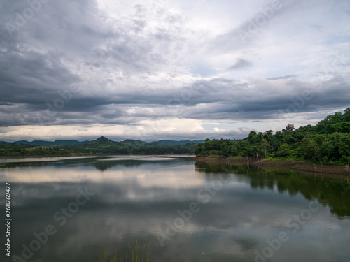 View of Reservoir name's "Huai Leng" Wichian Buri District, Phetchabun in Thailand October 20 2018 © เกรียงไกร พูลสวัสดิ์