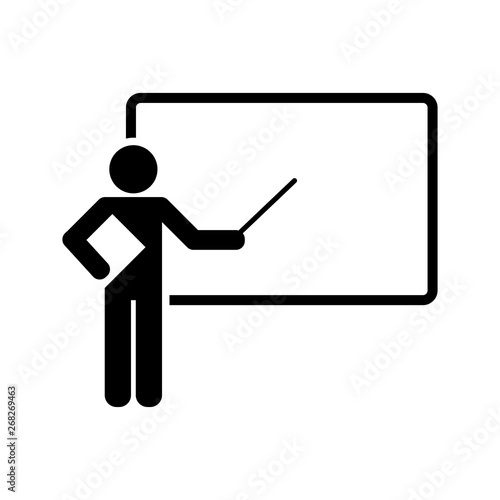 teacher - presentation icon