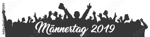 Illustration - Silhouette - Männertag 2019