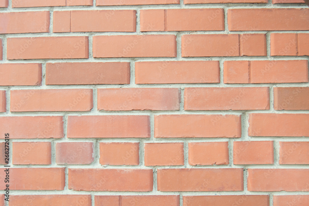 the texture of the brick. The red-brick the texture of the brick. The red-brick