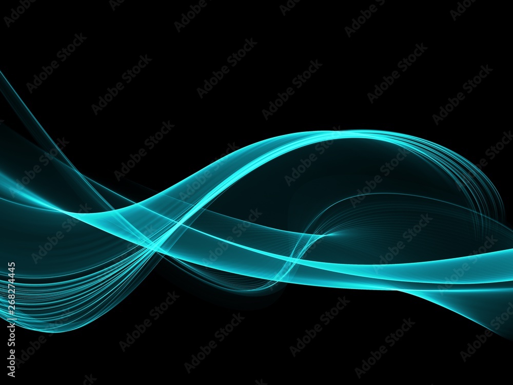 Abstract blue flow wave background Abstract blue flow wave background