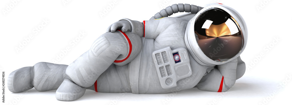 Fun astronaut - 3D Illustration Fun astronaut - 3D Illustration