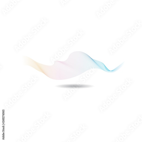 Wave line vector icon illustration