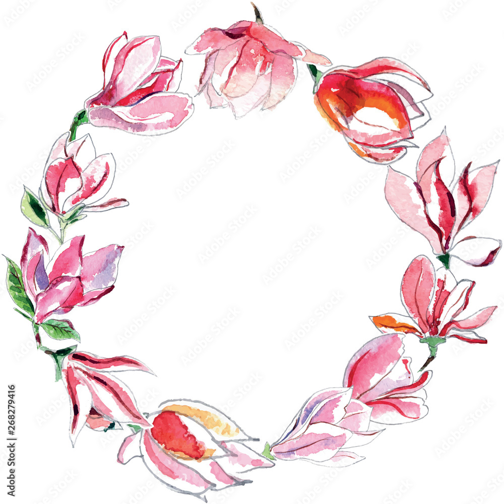 Wreath of magnolias Wreath of magnolias