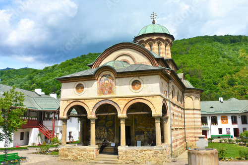 the Cozia Monastery in Caciulata resort - Romania 12.May.2019