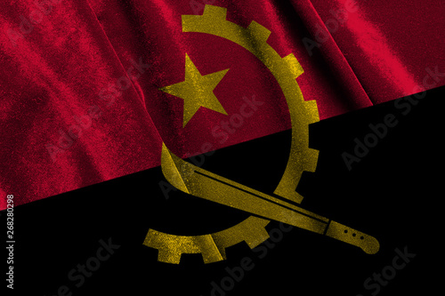 National flag of angola photo