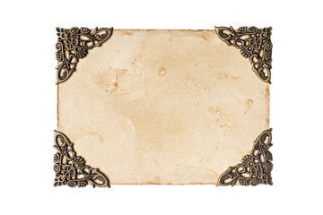 Vintage photo or album corners for scrapbook