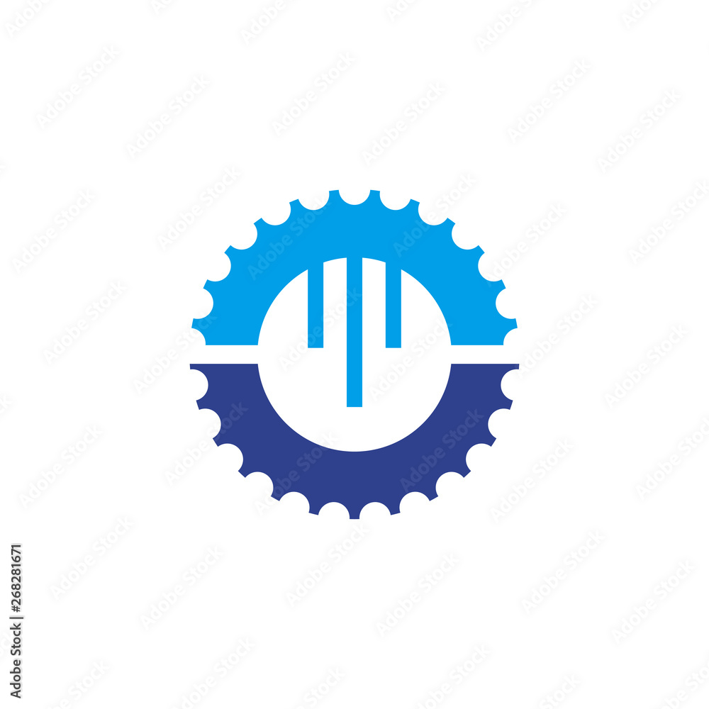 Gear machine icon logo design vector template Gear machine icon logo design vector template