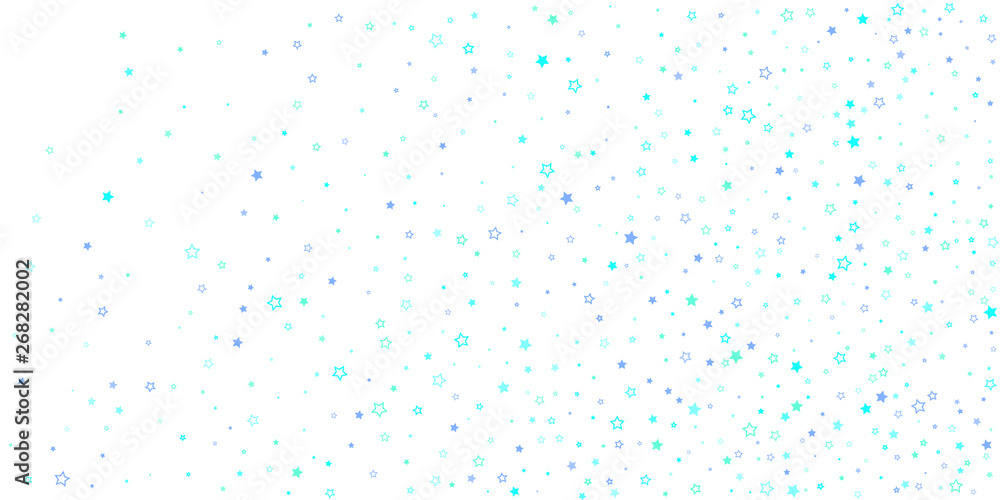 Blue, cyan, turquoise glitter stars confetti Blue, cyan, turquoise glitter stars confetti