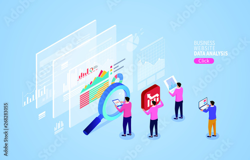 Website information analysis and statistics, monitoring growth index