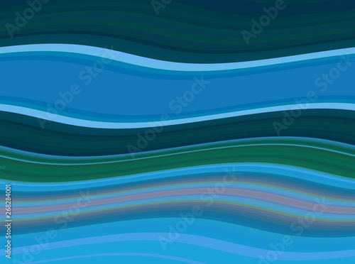 abstract steel blue, teal green and cadet blue color ocean waves background. can be used for wallpaper, presentation, graphic illustration or texture