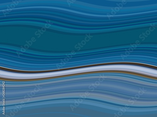teal blue, pastel blue and slate gray colored abstract waves background can be used for graphic illustration, wallpaper, presentation or texture