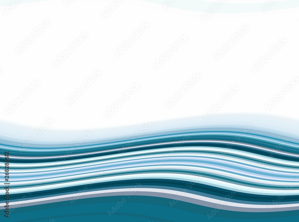 Obraz premium waves background with teal, lavender and cadet blue color. waves backdrop can be used for wallpaper, presentation, graphic illustration or texture