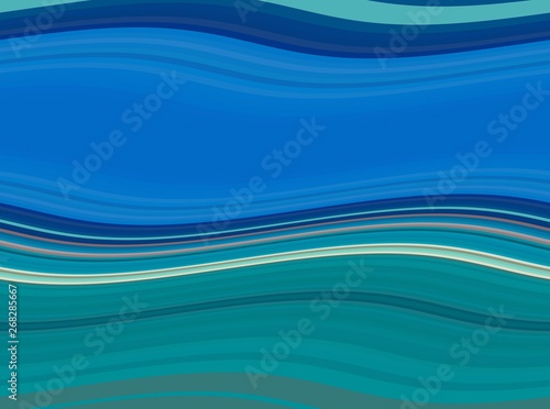 waves background with dark cyan, strong blue and dark gray color. waves backdrop can be used for wallpaper, presentation, graphic illustration or texture