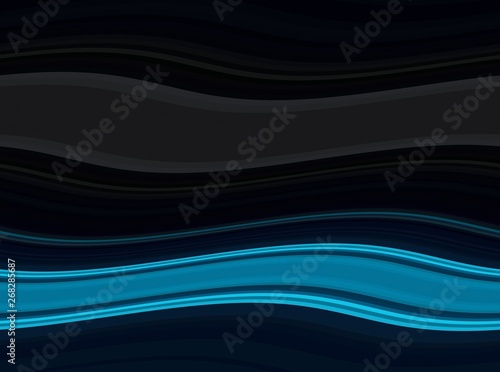 abstract waves background with black, dark cyan and teal green color. waves can be used for wallpaper, presentation, graphic illustration or texture