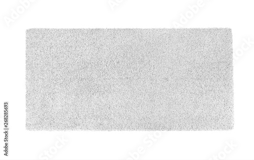 Soft carpet on white background