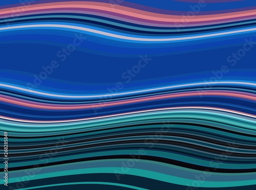 abstract waves background with teal blue, rosy brown and midnight blue color. waves can be used for wallpaper, presentation, graphic illustration or texture