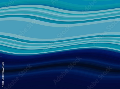 abstract waves background with steel blue, very dark blue and midnight blue color. waves can be used for wallpaper, presentation, graphic illustration or texture