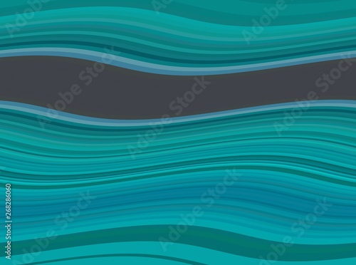 waves background with dark cyan, dark slate gray and blue chill color. waves backdrop can be used for wallpaper, presentation, graphic illustration or texture
