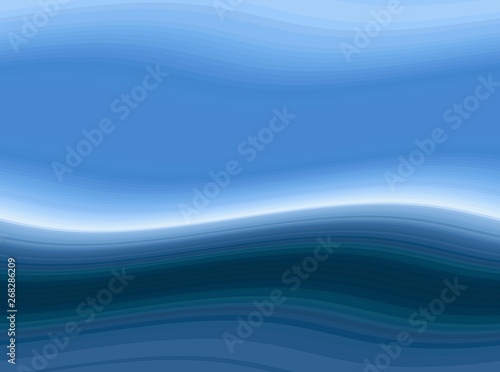 steel blue, dark slate gray and corn flower blue colored abstract waves background can be used for graphic illustration, wallpaper, presentation or texture