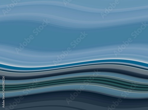 waves background with cadet blue, very dark blue and pastel blue color. waves backdrop can be used for wallpaper, presentation, graphic illustration or texture