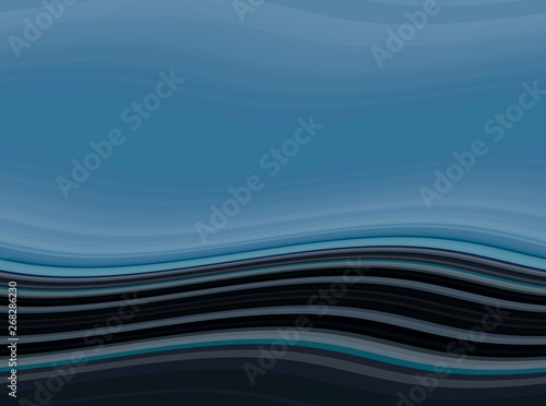 steel blue, very dark blue and dark slate gray colored abstract waves background can be used for graphic illustration, wallpaper, presentation or texture