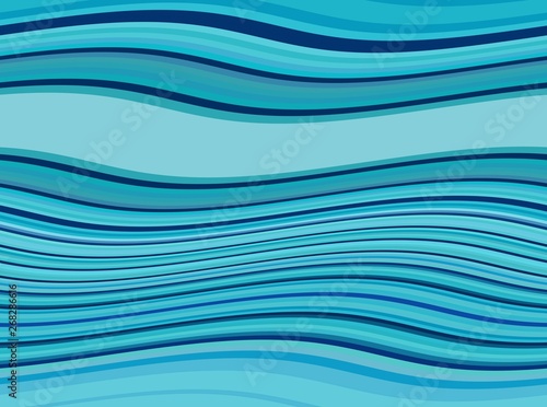 abstract waves background with medium turquoise, midnight blue and light sea green color. waves can be used for wallpaper, presentation, graphic illustration or texture