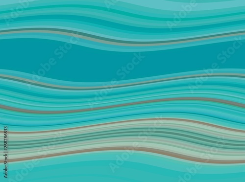 light sea green, dark sea green and cadet blue colored abstract waves texture can be used for graphic illustration, wallpaper, poster or cards