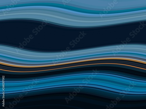 waves background with very dark blue, steel blue and peru color. waves backdrop can be used for wallpaper, presentation, graphic illustration or texture