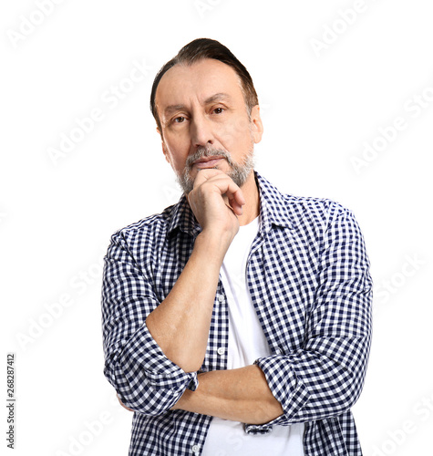 Portrait of handsome mature...