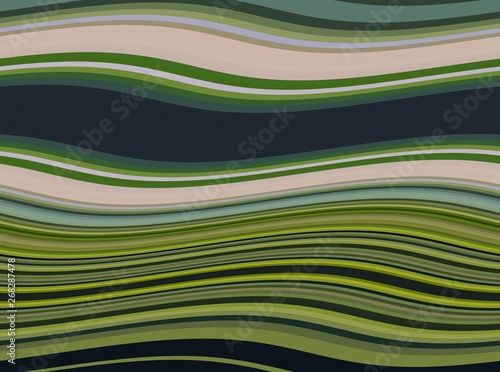 dark olive green, silver and very dark blue colored abstract waves background can be used for graphic illustration, wallpaper, presentation or texture