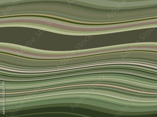 waves background with dim gray, tan and very dark green color. waves backdrop can be used for wallpaper, presentation, graphic illustration or texture