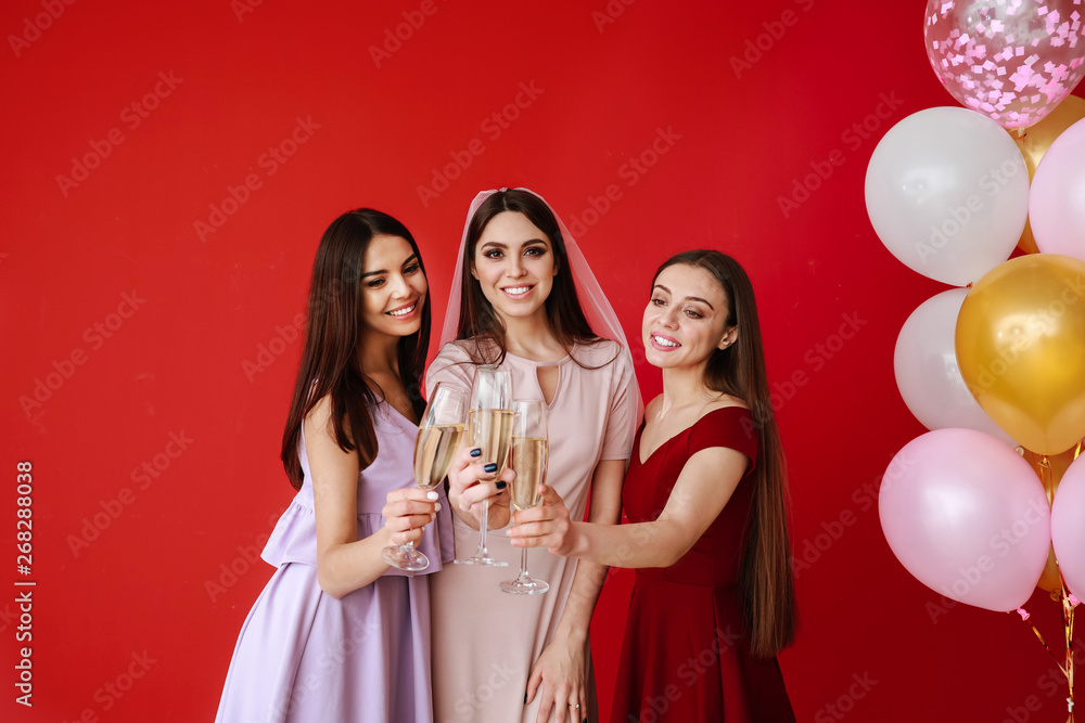Beautiful young women at hen party Beautiful young women at hen party