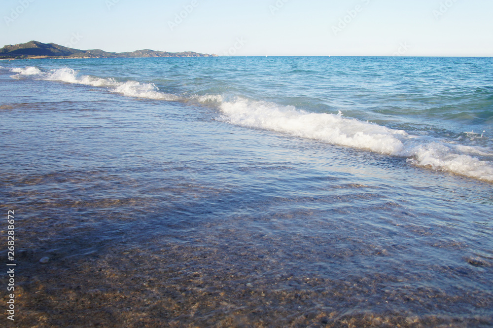 Canary Islands nature. Seashore in the bay in summer. Canary Islands nature. Seashore in the bay in summer.
