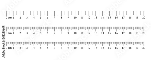 Inch rulers. Measuring tool. Ruler Graduation grid. Size indicator units. Inches measuring scale. Vector illustration