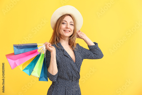 Portrait of mature woman wi...