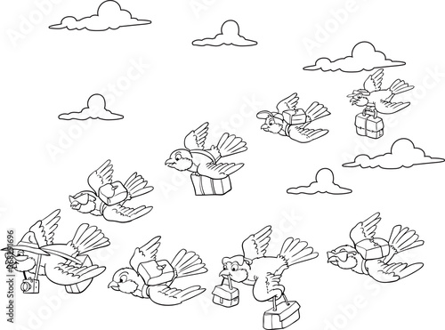birds migrate south