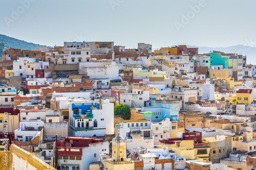 Landscape of the sacred town of Moulay Idriss, Morocco © Stefano Zaccaria