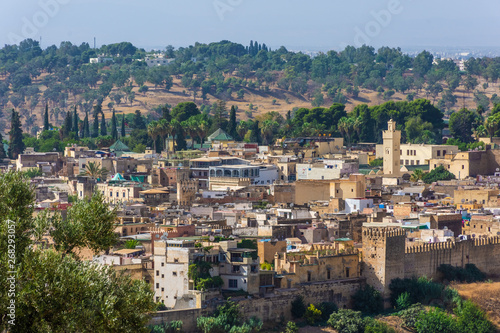 Cityscape of Fez, Morocco