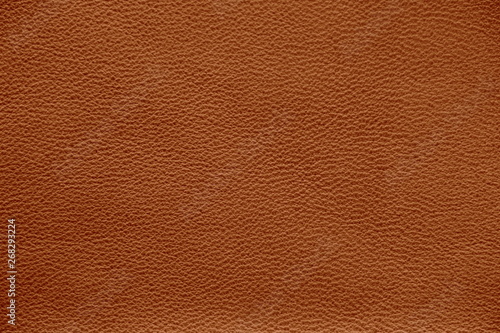 The texture of genuine leather. Natural skin texture close up. Brown background. The structure of the leather material brown shades.