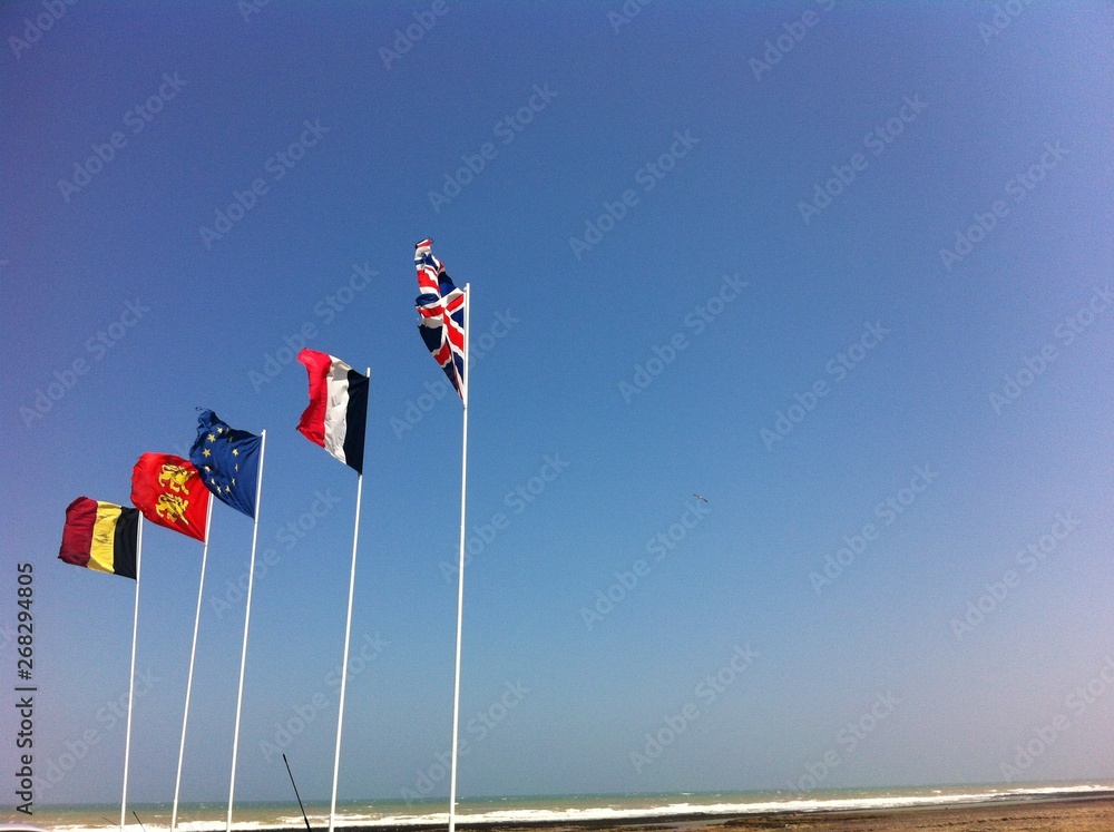 Fototapeta premium Drapeaux 