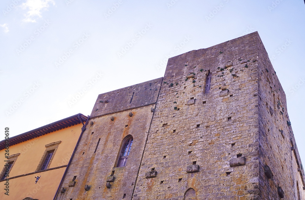 Toscano tower house, Volterra, Tuscany, Italy Toscano tower house, Volterra, Tuscany, Italy