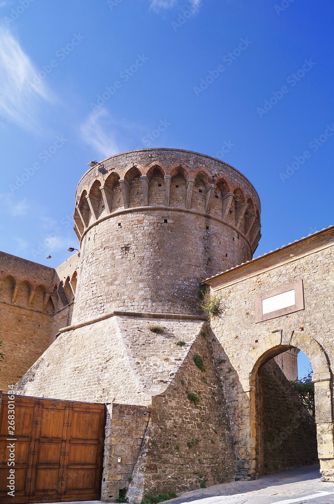 Medici fortress, Volterra, Tuscany, Italy