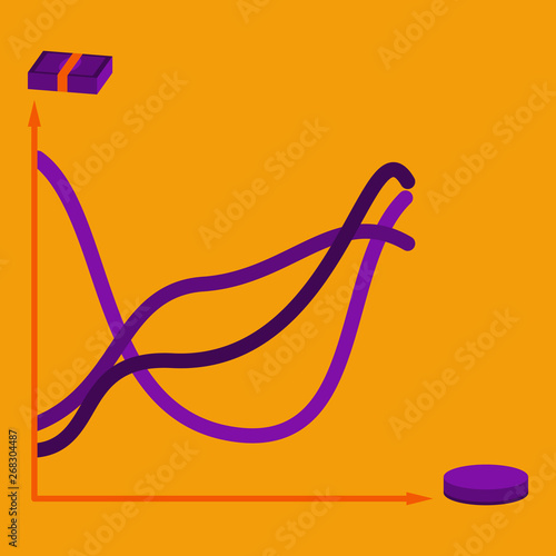 flat icon on theme Arabic business money schedule