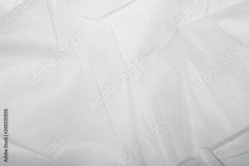 white rippled fabric texture background