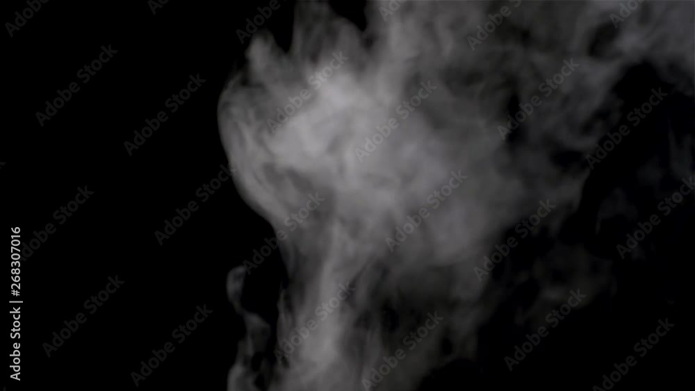 smoke on a black background smoke on a black background