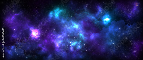 Fototapeta Naklejka Na Ścianę i Meble -  Starry galaxy sky