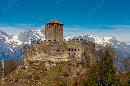 Zumelle castle in Italy