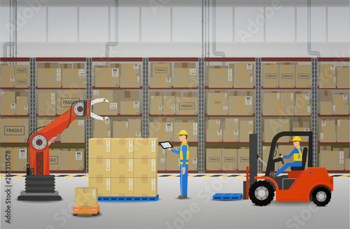 Warehouse in process