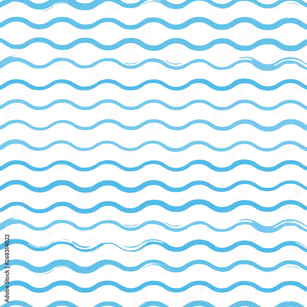 Waves brush pattern background illustration Waves brush pattern background illustration